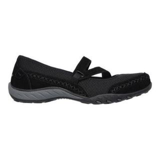 Womens Skechers Relaxed Fit Breathe Easy Love Story Mary Jane Black