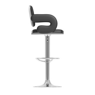 CorLiving Adjustable Height Swivel Bar Stool with Cushion