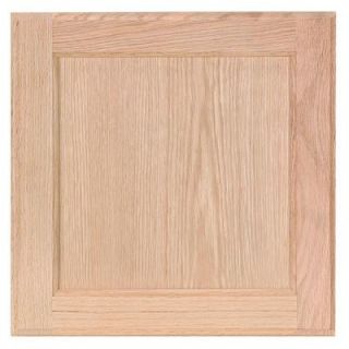 12.75x14 in. Cabinet Door Sample in Unfinished Oak HBKSMPLDR UF