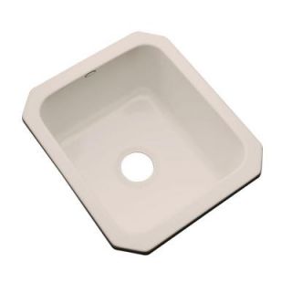 Thermocast Crisfield Undermount Acrylic 17 in. Single Bowl Entertainment Sink in Shell 26008 UM