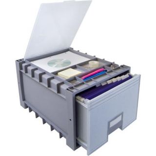 Storex Archive Storage Box, Letter Size, 18" Drawer