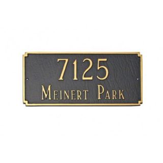 Montague Metal Products Madison Standard Address Plaque