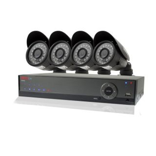 Revo Lite 4 channel 500GB 960H DVR Surveillance System with 4 700TVL
