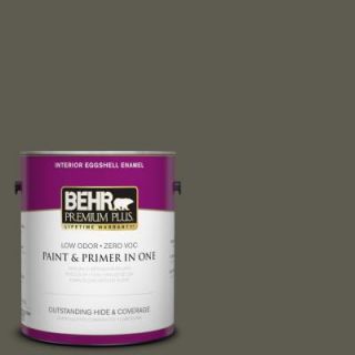 BEHR Premium Plus 1 gal. #N370 7 Night Mission Eggshell Enamel Interior Paint 230001