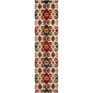 Safavieh Handmade Festive Ivory New Zealand Wool Rug (26 x 12