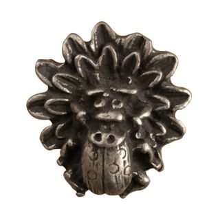 Anne at Home Gardening and Flowers Pewter Matte Novelty Cabinet Knob