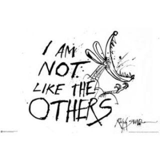 Ralph Steadman I'M Not Like The Others Poster Print (24 X 36)