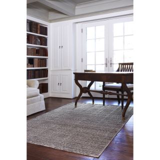 Hand knotted Franklin Stone Wool Rug (36 x 56)  