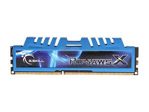 G.SKILL Ripjaws X Series 8GB 240 Pin DDR3 SDRAM DDR3 1600 (PC3 12800) Desktop Memory Model F3 1600C9S 8GXM