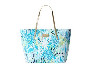 Lilly Pulitzer Resort Tote Spa Blue Lets Cha Cha Accessories