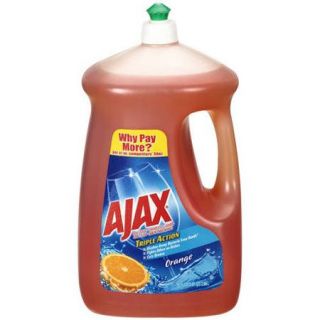 Ajax Triple Action Orange Dish & Hand Soap, 90 oz