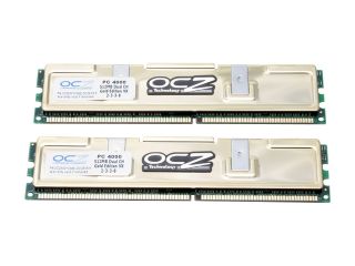 OCZ Gold Series 1GB (2 x 512MB) 184 Pin DDR SDRAM DDR 500 (PC 4000) Dual Channel Kit System Memory Model OCZ5001024ELDCGEVX K