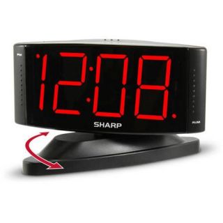 Sharp 1.8" Red LED Dimmer Alarm Clock