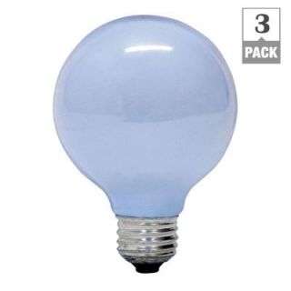 GE Reveal 40 Watt Incandescent G25 Globe Reveal Light Bulb (3 Pack) 40G25WRVL/3P/HD