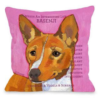 Basenji 1 Throw Pillow   Shopping Throw