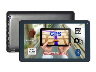 vital Air 902 9" Quad Core GPS Tablet PC   Bluetooth FM, 1GB RAM, 8GB Nand Flash   Dual Cameras   Android 4.4 KitKat