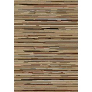 Concord Global Trading Jewel Striation Stripes Multi 6 ft. 7 in. x 9 ft. 3 in. Area Rug 49616