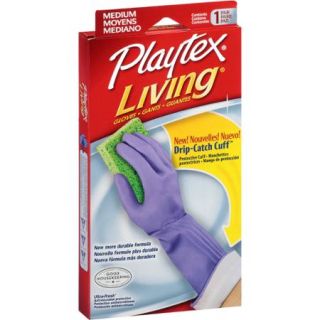 Playtex Living Drip Catch Cuff Ultra Fresh Medium Gloves, Medium