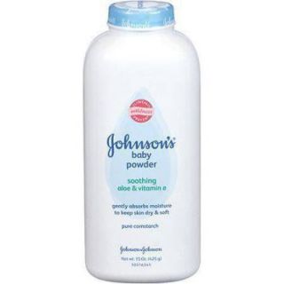 Johnson's Baby Powder with Aloe Vera & Vitamin E, 15 Oz