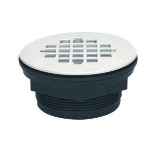 Oatey Fits Pipe Size 2 in Dia Black ABS Shower Drain