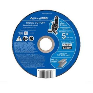 Avanti Pro 5 in. x 1/16 in. x 7/8 in. Thin Kerf Metal Cut Off Disc PBD050063101F