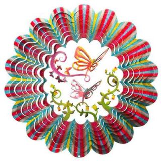 Iron Stop 10 in. 3D Butterfly Wind Spinner D6110 10