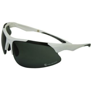 Pro Form Polarized Sunglasses   White Frame with G 15 Green Lens 732109