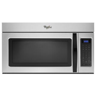 Whirlpool 1.7 cu ft Over the Range Microwave (Silver) (Common 30 in; Actual 29.938 in)