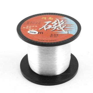 Black Spool 0.37mm 500M 25kg Angling Tackle Fishing Line String Clear