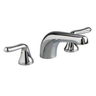 American Standard Colony Soft Lever 2 Handle Deck Mount Roman Tub Faucet Trim Kit in Satin Nickel (Valve Sold Separately) T975.500.295