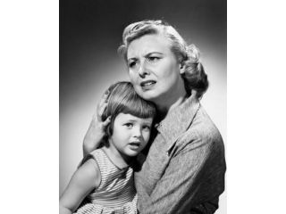 Mother hugging her daughter Poster Print (18 x 24)
