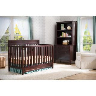 Delta Children Geneva 4 in 1 Fixed Side Crib, (Choose Your Finish)