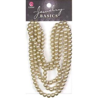 Jewelry Basics Pearl Beads 6mm 158/Pkg Almond