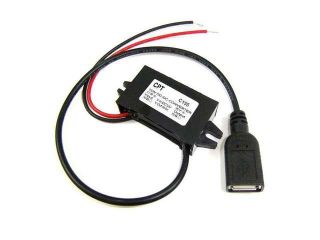 USB Interface 18 22V 12V to 5V DC Car Power Supply Charger Voltage converter Water Proof