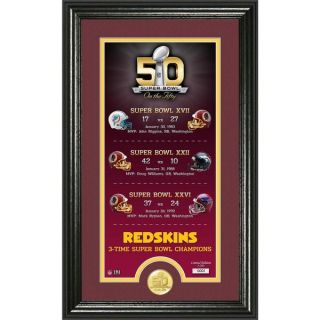 Washington Redskins Super Bowl 50th Anniversary Bronze Coin Supreme