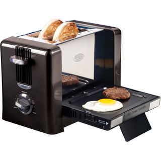 Nostalgia Electrics 2 Slice Flip Down Breakfast Toaster