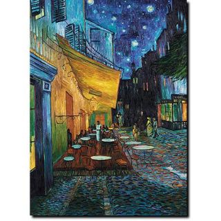 Trademark Fine Art "Cafe Terrace" Canvas Art by Vincent van Gogh