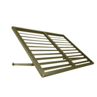 Beauty Mark 5.6 ft. Ohio Metal Shutter Awning (68 in. W x 24 in. H x 36 in. D) in Olive OH23 AT 5O