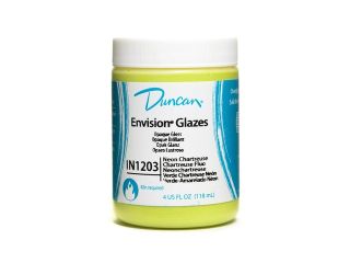 Duncan Toys Envision Glazes neon chartreuse opaque 4 oz.