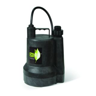 ECO FLO Products SUP55 1/4 HP Manual Thermoplastic Submersible Utility