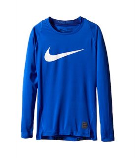 Nike Kids Cool HBR Comp Long Sleeve (Little Kids/Big Kids) Game Royal/Deep Royal Blue/White