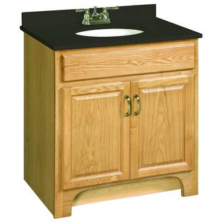 Design House Richland Nutmeg Oak 2 Door Vanity Cabinet