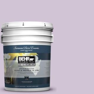 BEHR Premium Plus Ultra 5 gal. #M100 2 Seedless Grape Satin Enamel Interior Paint 775005
