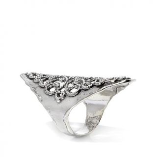 Noa Zuman Jewelry Designs Sterling Silver Filigree Bold Knuckle Ring   7710370