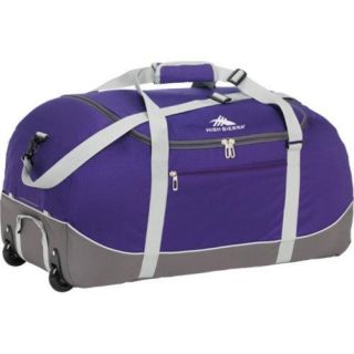 High Sierra Wheel N Go Purple/Charcoal 24 inch Rolling Duffel Bag