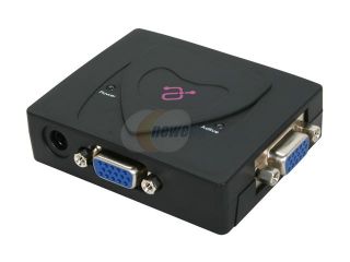Aluratek AVS04 4 Port VGA Video Splitter w/cable