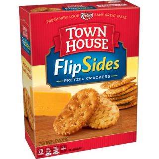 Keebler Town House FlipSides Pretzel Crackers, 9.2 oz