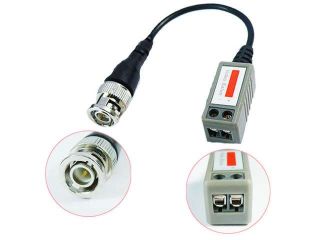 Camera CCTV BNC CAT5 Video Balun Passive Transceiver Cable Adapter Connector