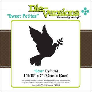DieVersions Sweet Petites DieDove, 1.687inX2in