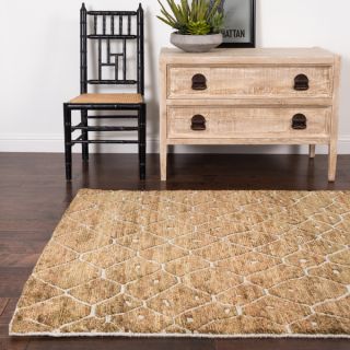 Hand Knotted Phoenix Fawn Rug (86 x 116)